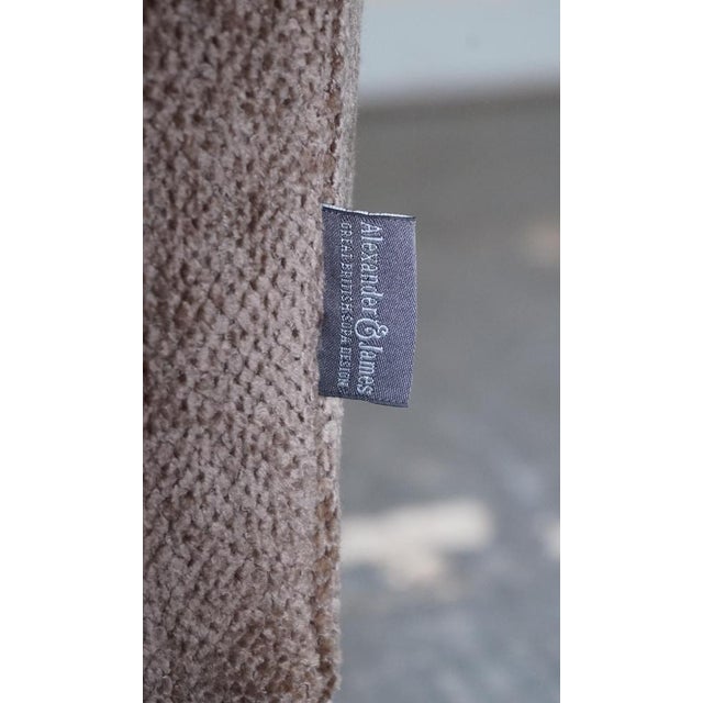 Vintage Three-Seater Leather and Fabric Sofa by Alexander & James Blake For Sale - Image 14 of 18