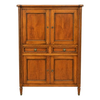 Louis XVI Style Sideboard with Brass Hardware, 1940s For Sale