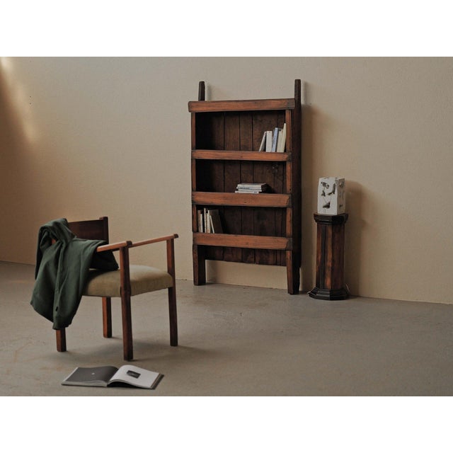 Rustic Primitive Mountain Shelf in Wood, Spain, 1900s For Sale - Image 3 of 18