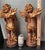1980s Pair of Large VTG Cherub Figurines With a Gold /Bronze-Toned Finish 18" T. For Sale - Image 5 of 5