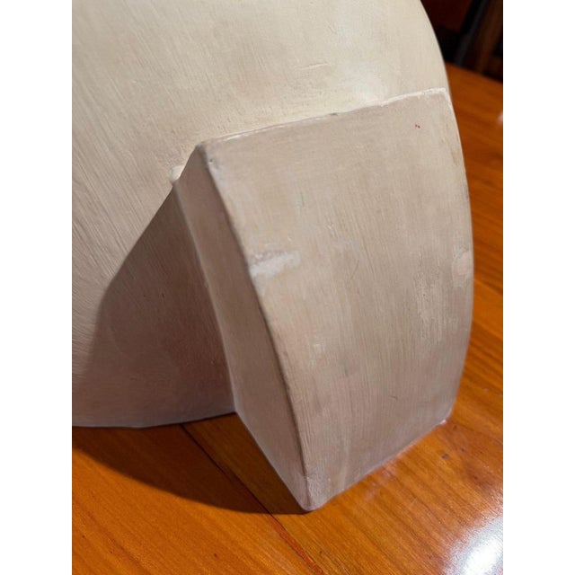 Metal Art Deco Wall Sconces in Patinated Plaster, France, 1925, Set of 3 For Sale - Image 7 of 18