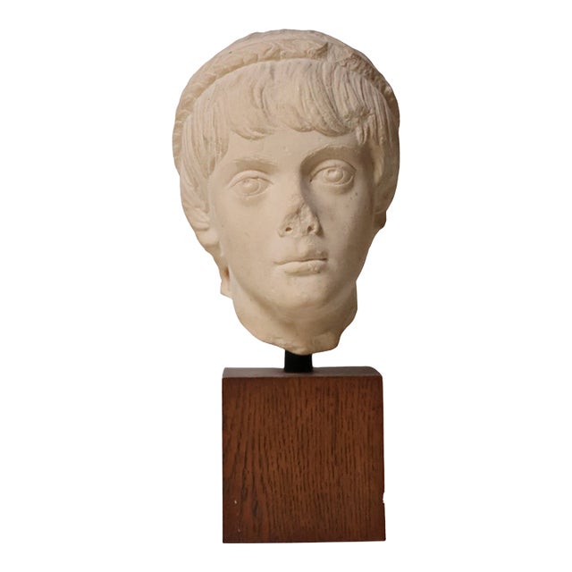 20th Century French Marble Sculpture (Child Portrait Bust) For Sale