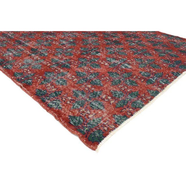Modern Vintage Mid-Century Zeki Muren Turkish Sivas Rug - 5′6″ × 9′ For Sale - Image 3 of 5