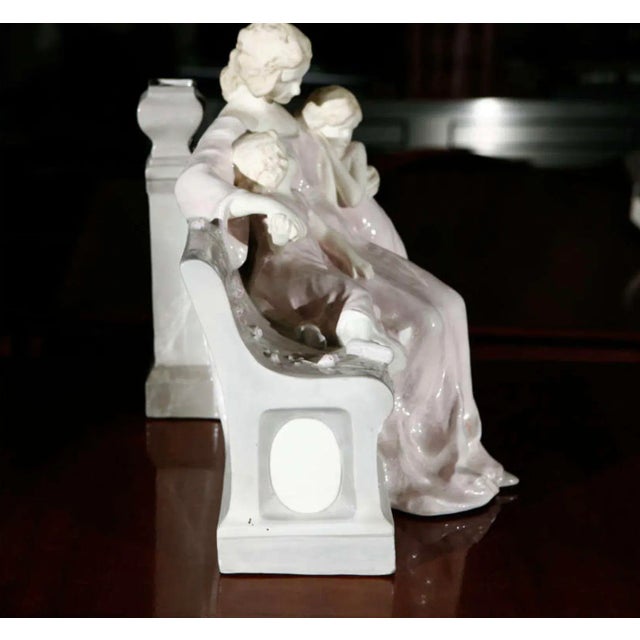 Antique Vienna Faience Porcelain Figurine by Schauer For Sale - Image 4 of 10