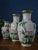 Chinese Vintage Chinese Enameled Cloisonné Vase Set For Sale - Image 3 of 18