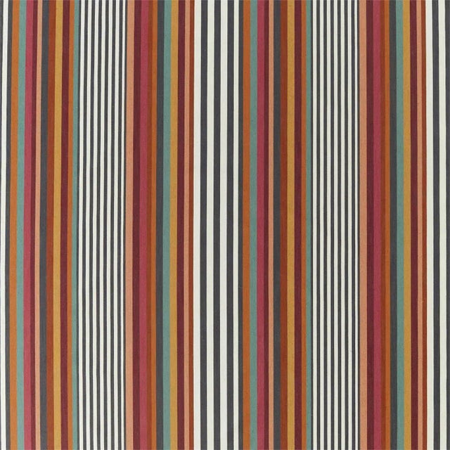 Harlequin Rosita Fabric in Cerise/Ginger/Marine For Sale