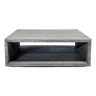 Restoration Hardware Square Coffee Table For Sale