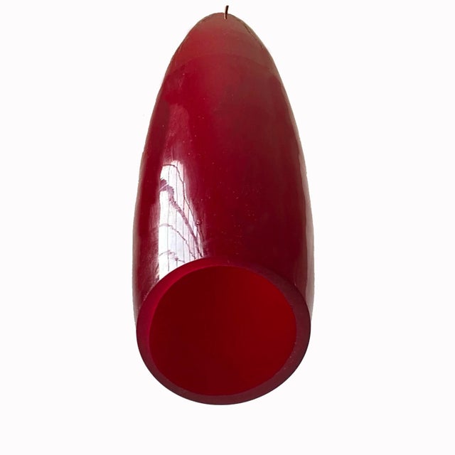 Italian Red Pendants in Murano Glass by Alessandro Pianon for Vistosi, 1960s For Sale - Image 15 of 18