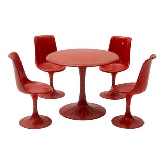 Tulip Dining Set, 1960s, Set of 5 For Sale