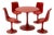 Tulip Dining Set, 1960s, Set of 5 For Sale