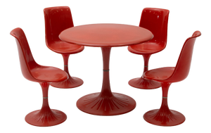 Tulip Dining Set, 1960s, Set of 5