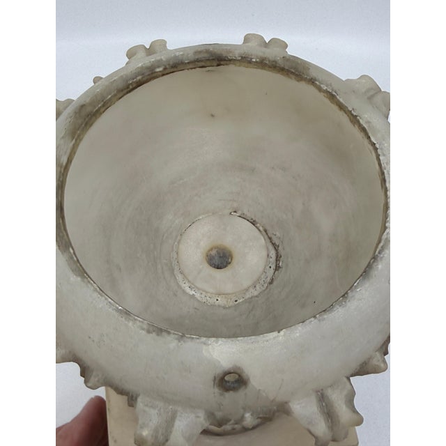 19th Century 19th Century Grand Tour NeoClassical Alabaster Carved Urn For Sale - Image 5 of 18