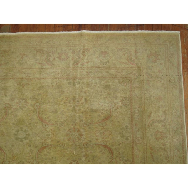 Pale Turkish Room size Rug For Sale - Image 18 of 18