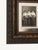 Traditional Antique Black Forest Carved Wood Frame With Original Sepia Protrait Photograph, Ansonia Ct Studio, Deep Profile Frame For Sale - Image 3 of 10