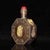 Chinese Vintage Chinese Bronze Octagonal Snuff Bottle With Bagua & Gilt Deity For Sale - Image 3 of 9