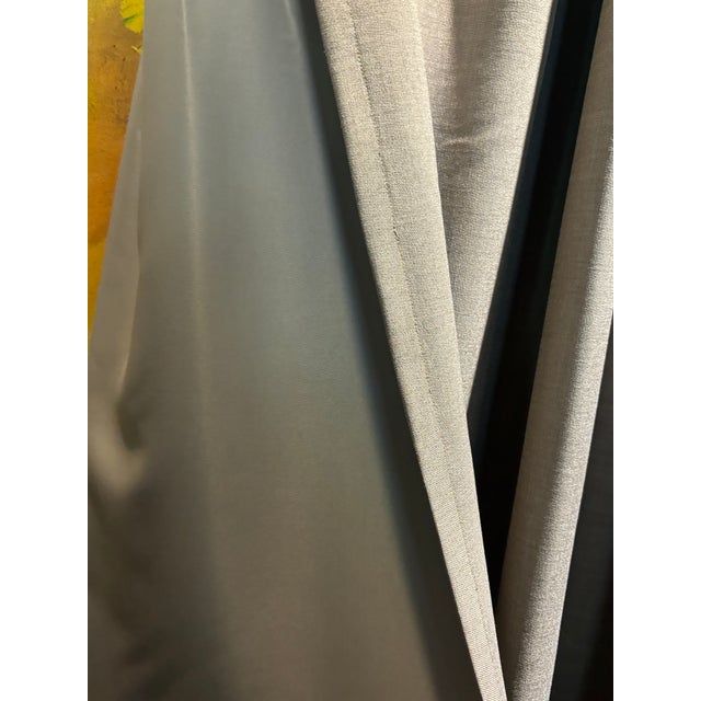 Minimalism Neutral Blackout Drapes in Osborne & Little Fabric For Sale - Image 3 of 6