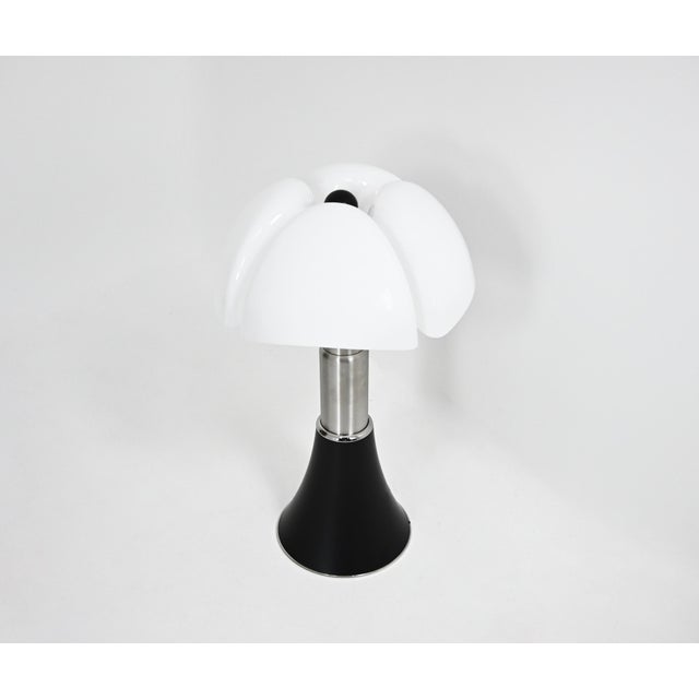Metal Black Pipistrello Table Lamp by Gae Aulenti for Martinelli Luce, 1990s For Sale - Image 7 of 14