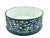 Blue Early 19th Century Chinese Cloisonne Enamel With Glass Insert Covered Lidded Box For Sale - Image 8 of 10