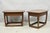 Vintage Mid Century Modern Sculpted Walnut & Laminate Coffee End Table Set 3 Pc For Sale - Image 17 of 18