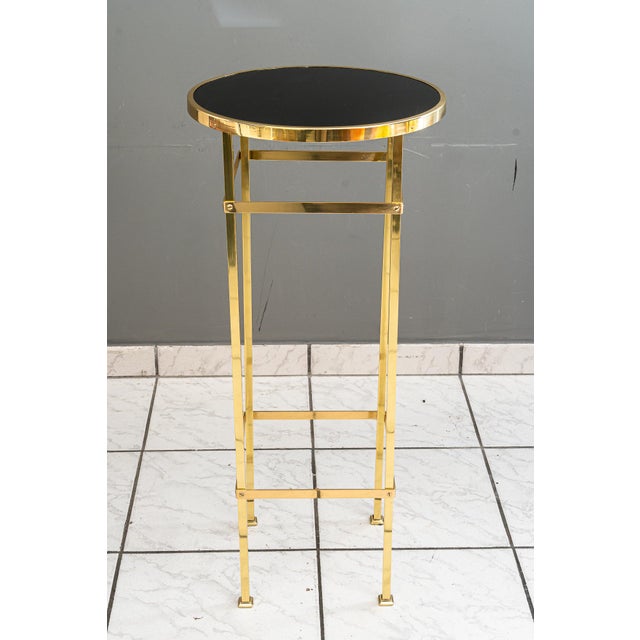 Art Deco Side Table with Black Glass, Vienna, 1920s For Sale - Image 13 of 13