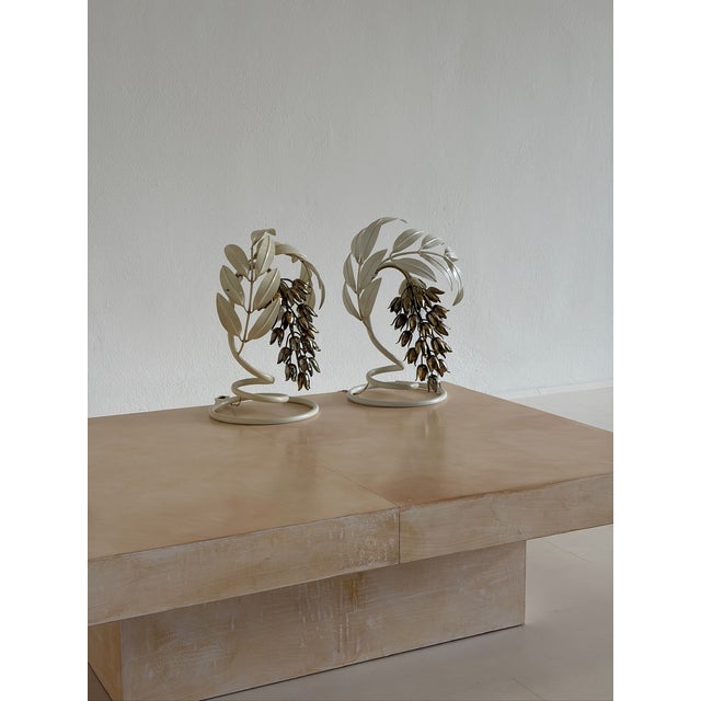 Vintage Metal Table Lamps, 1970s, Set of 2 For Sale - Image 4 of 7