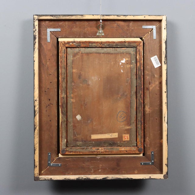 Dutch Artist, Portrait of Petrus Camper, 1700s, Oil on Panel For Sale - Image 9 of 11