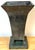 Monumental French Moderne Verdigris Bronze Vase , Manner of Gilbert Poillerat For Sale - Image 12 of 18