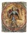 Art Deco Wooden Picture in Carved Bas-Relief with Guardian Angel, 1940s For Sale