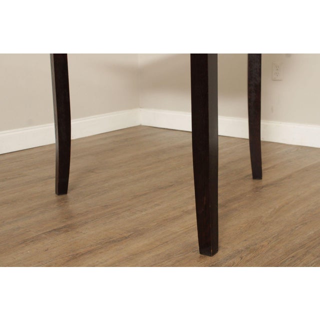Custom Quality Modern Guitar Pick Oak Counter Height Dining Table For Sale - Image 16 of 18