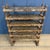 Wooden Workshop Rack with Cast Iron Wheels For Sale - Image 9 of 18