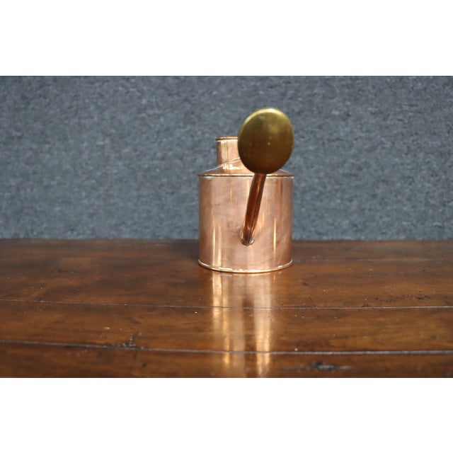 Vintage Haws Copper & Brass Indoor Watering Can For Sale In Philadelphia - Image 6 of 12