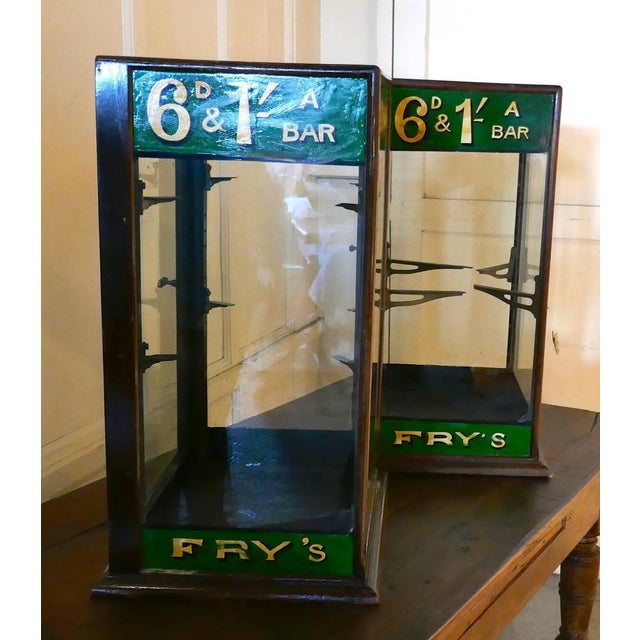 1900 - 1909 Edwardian Display Cabinets, 1900, Set of 2 For Sale - Image 5 of 9