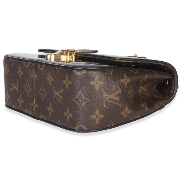 Animal Skin Monogram Canvas Black Vernis Cherrywood BB For Sale - Image 7 of 9