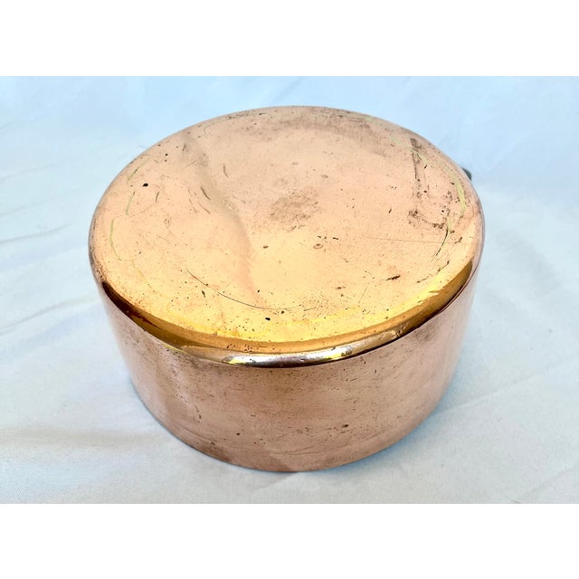 Vintage Jones Brothers Copper Pan With Lid For Sale - Image 10 of 12