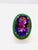 Bochic “Orient” Vintage Natural Amethyst and Ring Set In 18 K Gold & Silver For Sale - Image 9 of 9