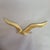 Vintage Brass Seagull Wall Sculpture Installation, Set of 7, Circa 1970s For Sale - Image 4 of 5