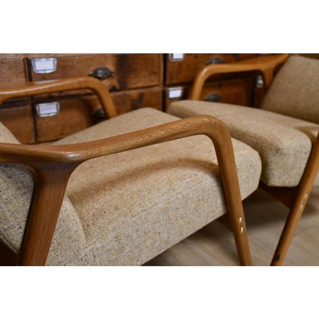 Armchairs by Bertil Fridhagen for Bodafors, 1960s, Set of 2 For Sale - Image 4 of 4