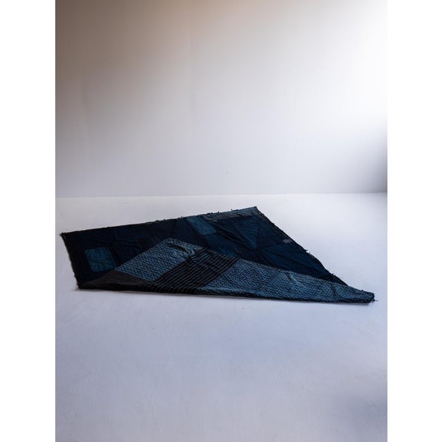 Japanese Antique Rag "Boro" 1800s-1860s / Abstract Art Wabi Sabi For Sale - Image 12 of 15