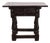 Italian Side Table in Walnut For Sale