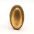 Traditional Reclaimed Gold Plated Oval Beaded Closet Door Knob For Sale - Image 3 of 8