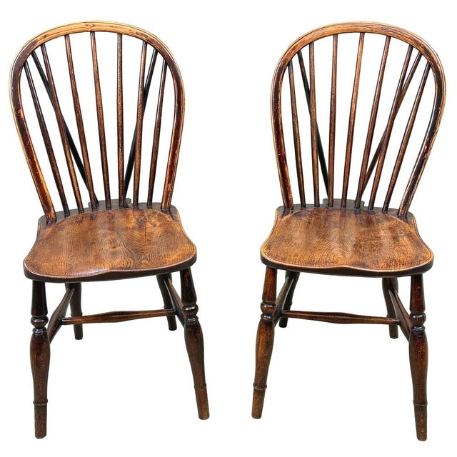 Antique Kitchen Farmhouse Dining Chairs, 1840, Set of 6 For Sale - Image 10 of 17