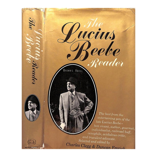 "The Lucius Beebe Reader" 1969 Clegg, Charles and Emrich, Duncan For Sale