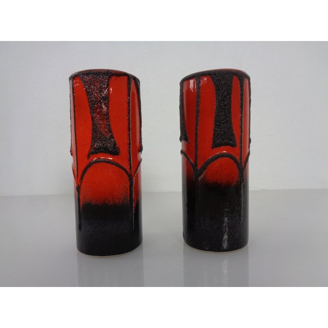 Pop Art Ceramic Vases by Cari Zalloni for Fohr Keramik, 1970s, Set of 2 For Sale - Image 15 of 15