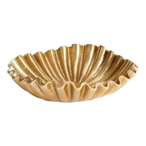 Mavis Gold Metallic Finish Decorative Tray