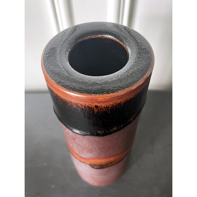 Early Ceramic Vase with Unique Glaze by Brother Thomas Bezanson For Sale - Image 4 of 18