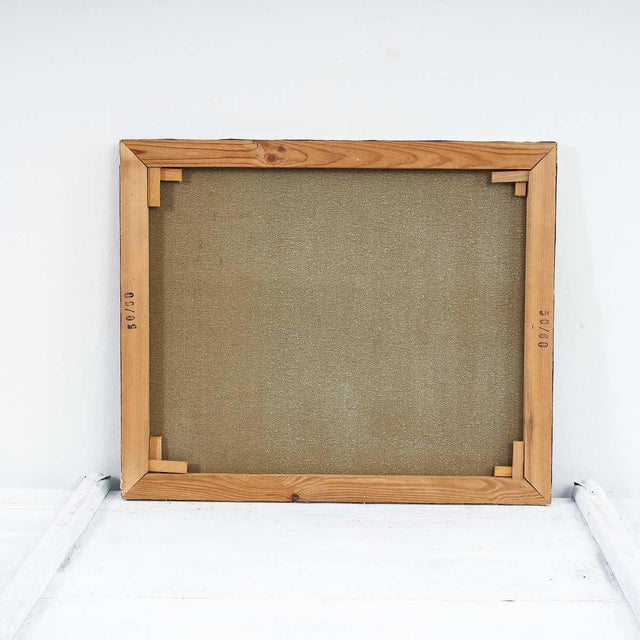 Unknown, Aquatic Landscape, 2000s, Oil on Canvas For Sale - Image 4 of 5