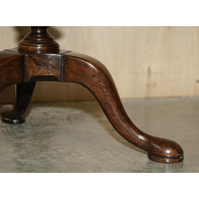 Antique George III Hardwood Side Table with Spiral Column, 1800 For Sale - Image 9 of 15
