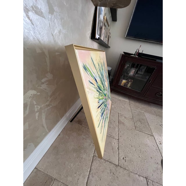 Coastal Palm Frond in Palm Beach, Canvas Art - Designed by Cheryl P. Kohloff For Sale - Image 3 of 6