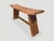 Contemporary Andrianna Shamaris Minimalist Teak Wood Bench For Sale - Image 3 of 18
