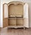 Monumental French Provincial Bleached Oak Armoire With Carved Urn Crest For Sale - Image 4 of 4